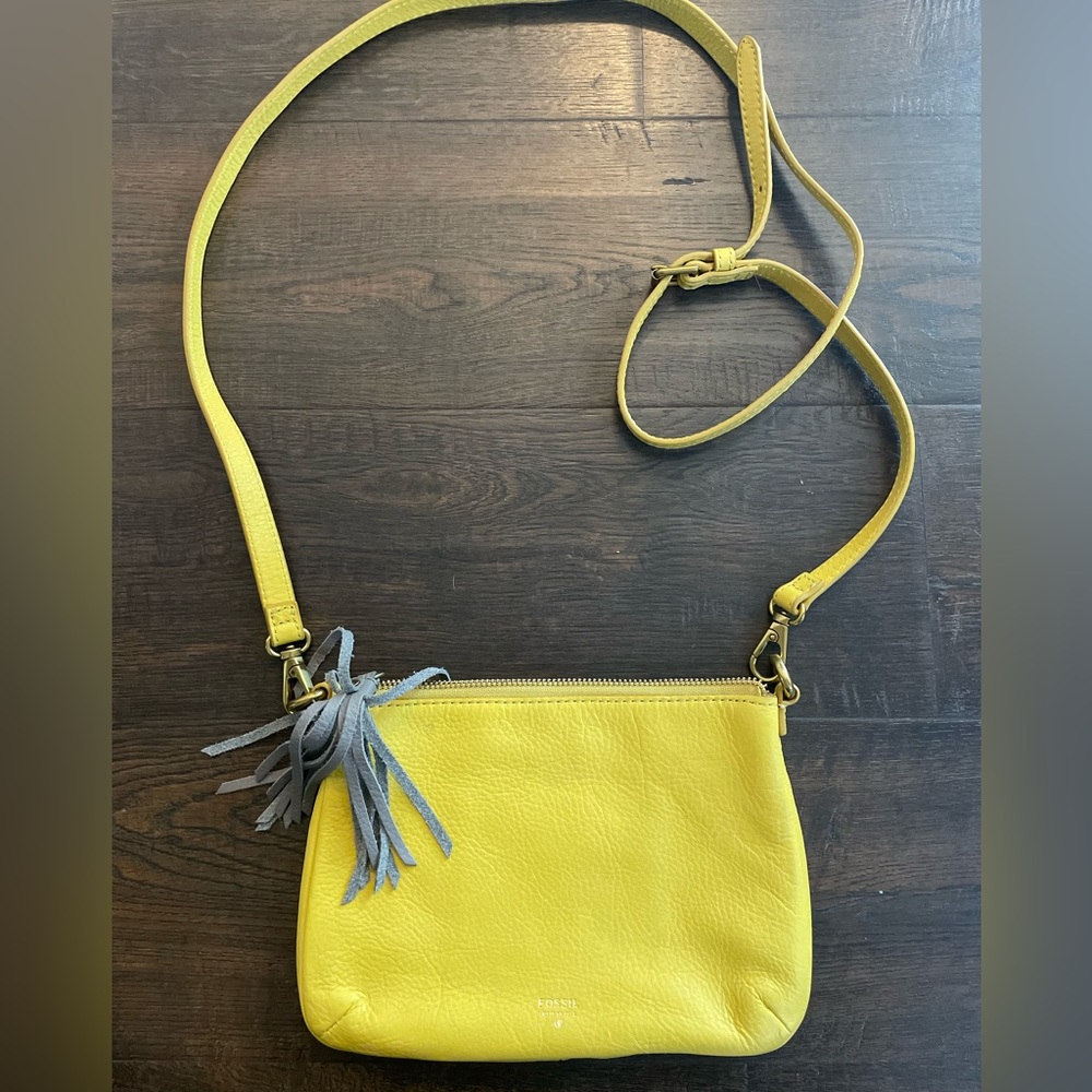 Yellow Fossil Purse
